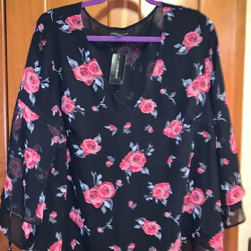 NWT Lane Bryant Silty Top